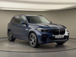 Phytonic blue Used 2022 BMW X5 M Sport SUV | £44,250 (Fair price)
