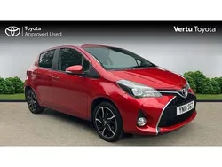 Red Used 2016 Toyota Yaris Design Hatchback | £7,496 (Fair price)
