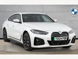 White Used 2024 BMW i4 M Sport Sedan | £39,993 (Fair price)