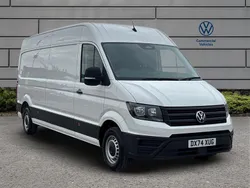 Candy white Used 2024 VW Crafter Van | £30,485 (A bit pricey)