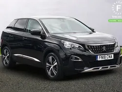 Black Used 2018 Peugeot 3008 Allure Hatchback | £12,799 (Fair price)