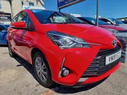 Red Used 2019 Toyota Yaris Hatchback | £10,750 (Fair price)