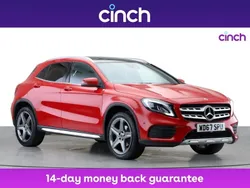 Red Used 2018 Mercedes GLA200 AMG Line Premium Plus SUV | £14,549 (Fair price)