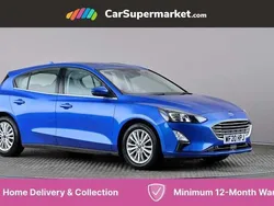 Blue Used 2020 Ford Focus Titanium Hatchback | £11,197 (Fair price)
