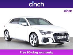 White Used 2022 Audi A3 S-Line Hatchback | £18,949 (Fair price)