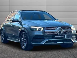 Selenite grey metallic Used 2019 Mercedes GLE450 AMG Premium Plus Estate | £41,990 (A bit pricey)