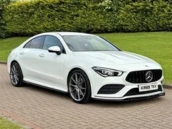 White Used 2019 Mercedes CLA220 AMG line Sedan | £22,450 (A bit pricey)