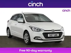 White Used 2017 Hyundai i20 Hatchback | £8,899 (Fair price)