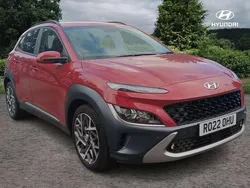 Red Used 2022 Hyundai Kona Premium SUV | £17,449 (Fair price)