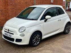 White Used 2015 Fiat 500 S Hatchback | £3,895 (Fair price)