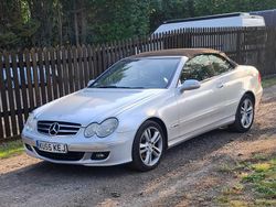 Silver Used 2005 Mercedes CLK280 Avantgarde Cabriolet | £1,895 (Fair price)