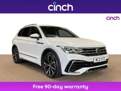White Used 2021 VW Tiguan R-line SUV | £23,199 (Expensive)