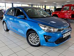 Azure blue Used 2022 Kia Rio Hatchback | £12,289 (A bit pricey)