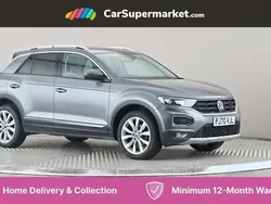 Grey Used 2021 VW T-Roc SEL SUV | £16,497 (Fair price)