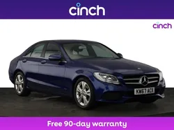 Blue Used 2017 Mercedes C220 Executive Sedan | £14,999 (Fair price)