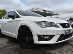 White Used 2015 Seat Leon FR Hatchback | £8,995 (Fair price)