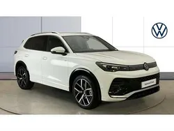 White New 2024 VW Tiguan R-line SUV | £35,114 (Fair price)