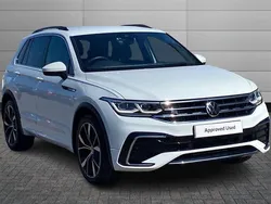 White Used 2023 VW Tiguan R-line SUV | £29,395 (Fair price)