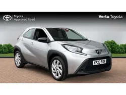 Silver Used 2023 Toyota Aygo PURE Hatchback | £12,471 (Fair price)