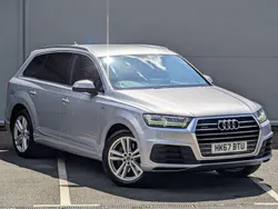 Silver Used 2017 Audi Q7 S-Line SUV | £18,995 (Fair price)