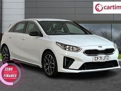 White Used 2021 Kia Ceed GT GT-Line Hatchback | £13,850 (Fair price)