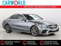 Grey Used 2019 Mercedes C200 AMG Line Premium Sedan | £17,700 (Fair price)