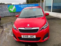 Red Used 2015 Peugeot 108 Active Hatchback | £3,790 (Good price)
