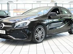 Black Used 2018 Mercedes A200 AMG line Hatchback | £14,390 (Fair price)