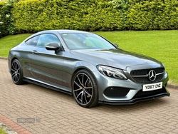 Grey Used 2017 Mercedes C220 AMG line Coupe | £14,895 (A bit pricey)
