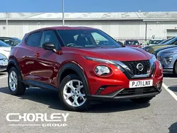 Red Used 2021 Nissan Juke N-Connecta SUV | £13,541 (Fair price)