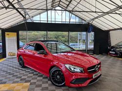 Red Used 2018 Mercedes CLA220 AMG line Sedan | £16,395 (Fair price)