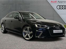 Black Used 2022 Audi A4 S-Line Sedan | £24,495 (Fair price)