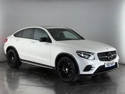 White Used 2017 Mercedes GLC250 AMG line Coupe | £23,400 (Fair price)