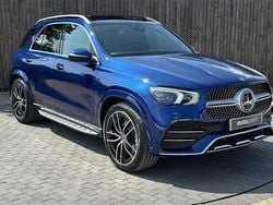 Blue Used 2021 Mercedes GLE450 AMG AMG line SUV | £49,799 (Fair price)