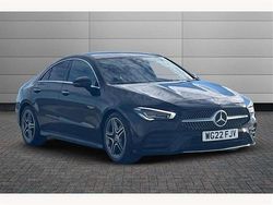 Black Used 2022 Mercedes CLA180 AMG Line Premium Plus Sedan | £24,595 (Fair price)
