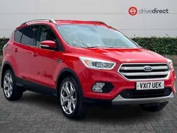 Red Used 2017 Ford Kuga Titanium SUV | £9,750 (Fair price)