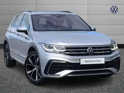 Silver Used 2022 VW Tiguan R-line SUV | £27,416 (A bit pricey)