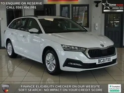 White Used 2021 Skoda Octavia SE Technology Estate | £16,270 (Fair price)