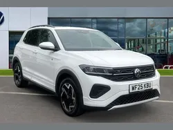 Pure white Used 2025 VW T-Cross R-line SUV | £26,718 (Expensive)