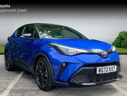 Nebula blue Used 2022 Toyota C-HR Sport SUV | £22,990 (Fair price)