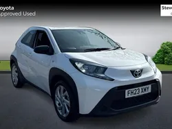White Used 2023 Toyota Aygo PURE Hatchback | £11,956 (Fair price)
