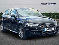Black Used 2015 Audi A3 Sportback e-tron Advanced Sedan | £11,713