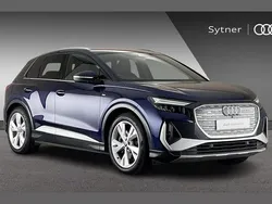 Blue Used 2022 Audi Q4 e-tron S-Line SUV | £26,500 (Fair price)