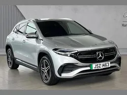 Iridium silver metallic Used 2021 Mercedes EQA250 AMG line SUV | £21,540 (Fair price)