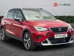 Metallic desire red with black roof Used 2024 Seat Arona Xperience Lux SUV | £19,840 (A bit pricey)