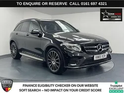 Black Used 2018 Mercedes GLC350 AMG line SUV | £22,970 (Fair price)