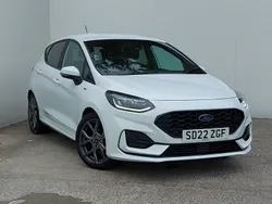 White Used 2022 Ford Fiesta ST-Line Hatchback | £13,698 (Fair price)