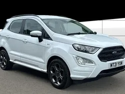 White Used 2021 Ford Ecosport ST-Line SUV | £12,354 (Fair price)
