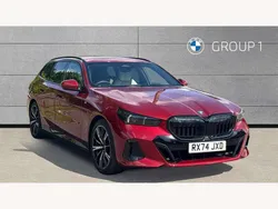 Fire red Used 2024 BMW 530e M Sport Estate | £50,295