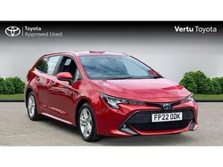Red Used 2022 Toyota Corolla Sport Estate | £18,380 (Fair price)